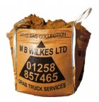 Brown Grab away dumpy bag MB Wilkes Dorset Brown Grab away dumpy bag MB Wilkes Dorset