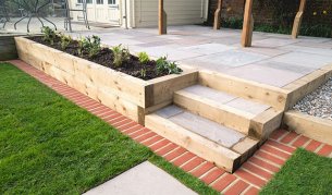 8 Creative Uses for Railway Sleepers in Your Garden